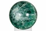 Polished Green Fluorite Sphere - Mexico #227219-2